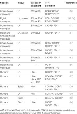 T Cell Subsets in the Germinal Center: Lessons from the Macaque Model